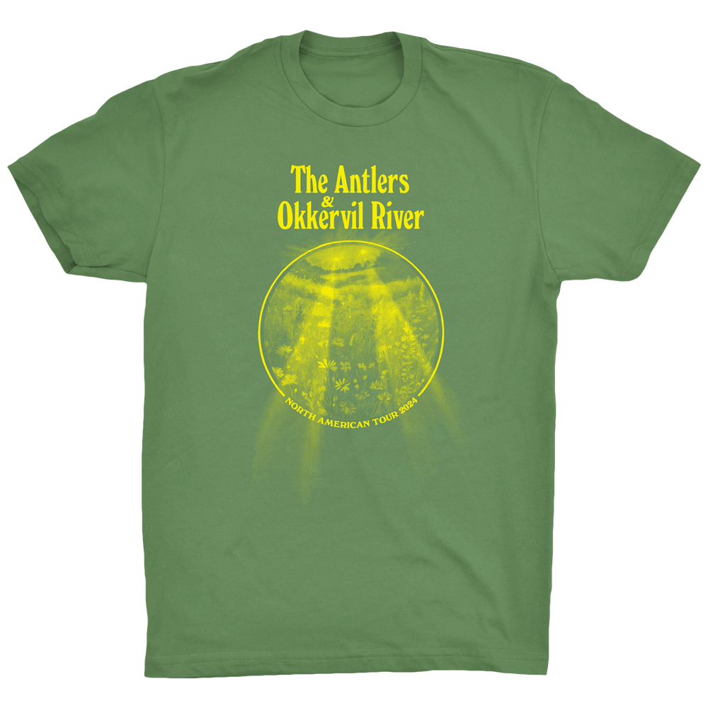 The Antlers & Okkervil River 2024 Tour T, Green