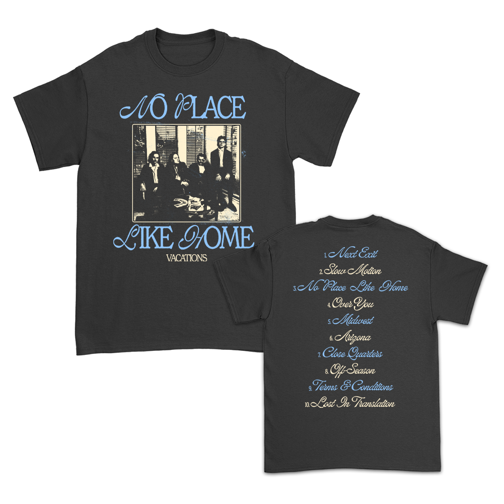 No Place Like Home Tracklist T-Shirt (Black)