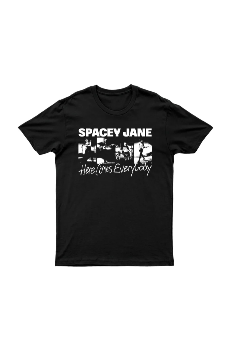Here Comes Everybody AUS 2022 Tour Black Tshirt