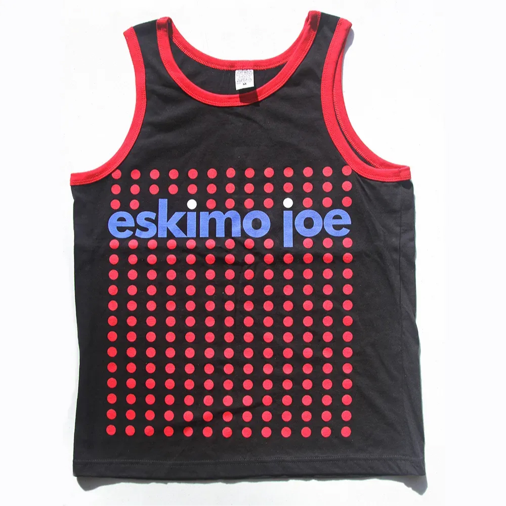 Red Dot - Black Singlet